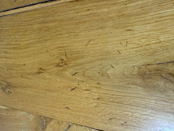 Image 1 of Brutalist robust hardwood coffee table 1960s