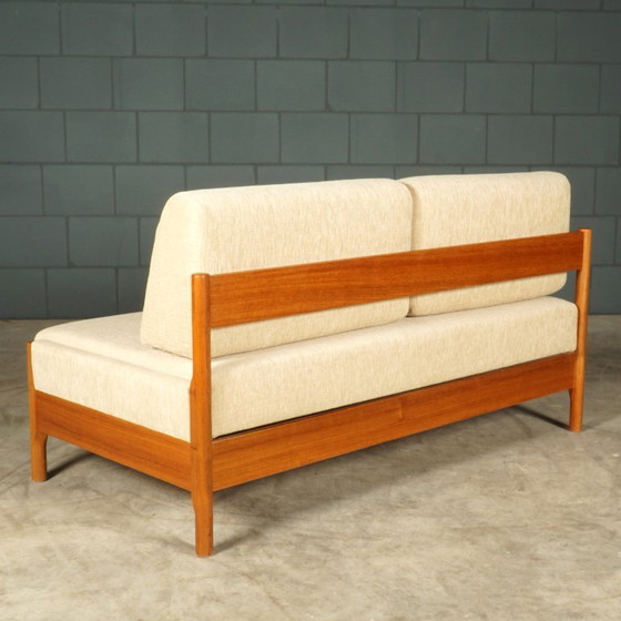 Image 1 of Ensemble de bancs pliants danois – Den Blaa Fabrik – 1960