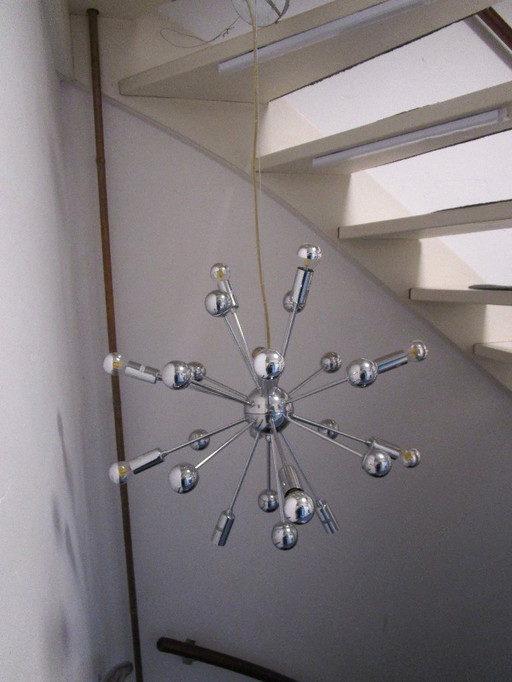 Lampada Sputnik Lampada Sputnik Vintage Space Age 12 luci riflettenti.