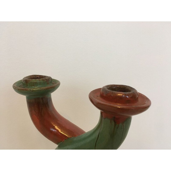 Image 1 of Vintage Art Deco candlestick, Czechoslovakia 1930