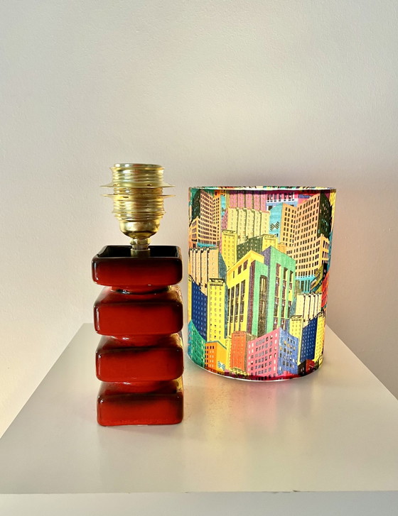 Cari Zalloni For Steuler Keramik - Cordless Table Lamp – Steuler Keramil - West German Pottery, Brass (photo 12 of 16)