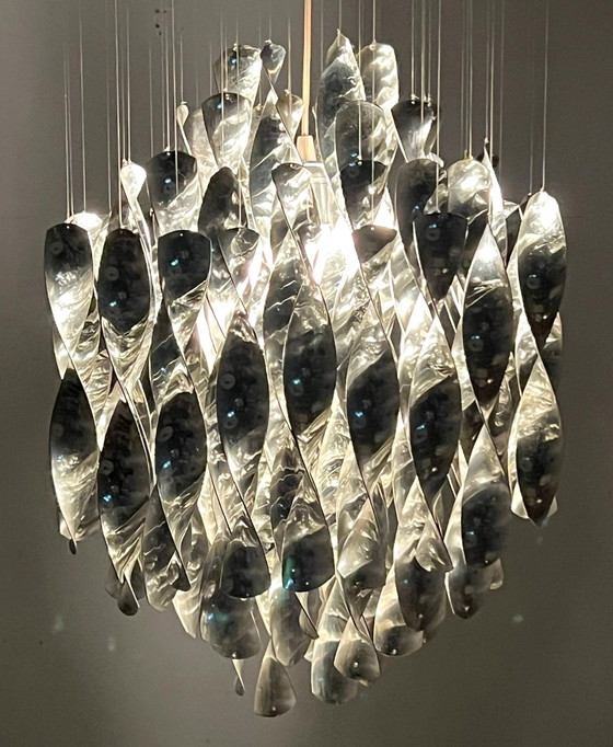 Image 1 of Lampada da soffitto a spirale di Verner Panton per Lüber AG, modello SP1, Germania, anni '70.