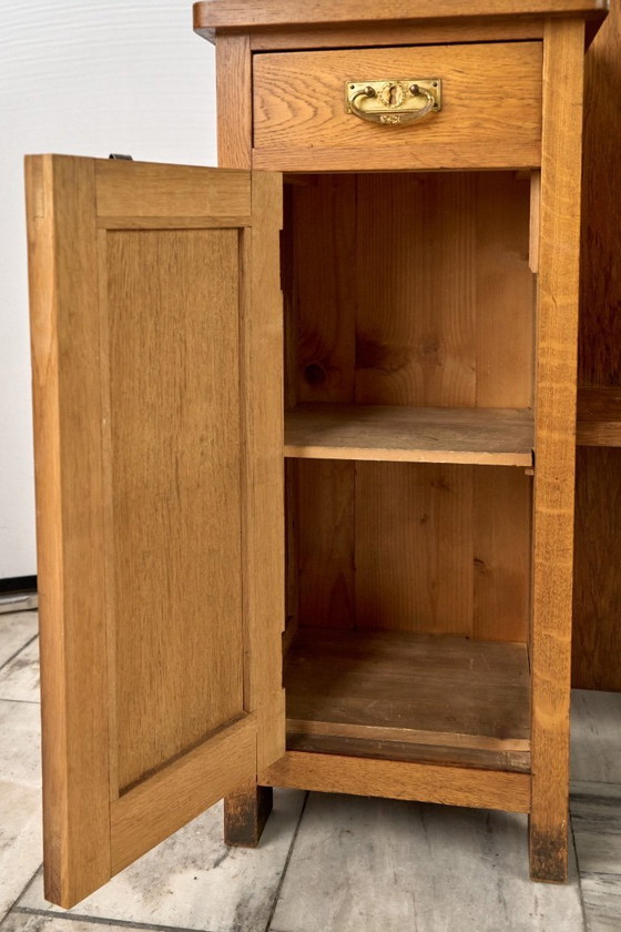 Image 1 of Antieke houten kaptafel, jaren 1920, Tsjechoslowakije