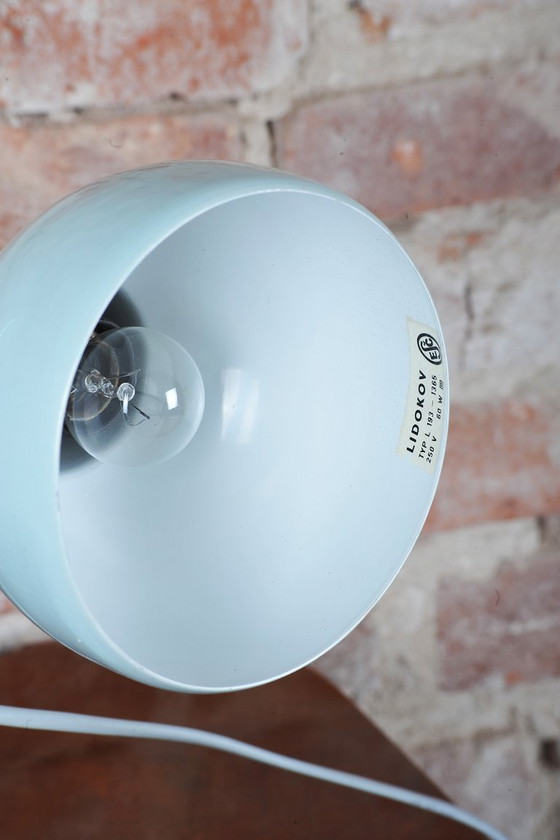 Restored Mid-Century Table Lamp, by LIDOKOV, Model L 193, Czech, 1960s – Metal, Chrome (photo 7 of 12)