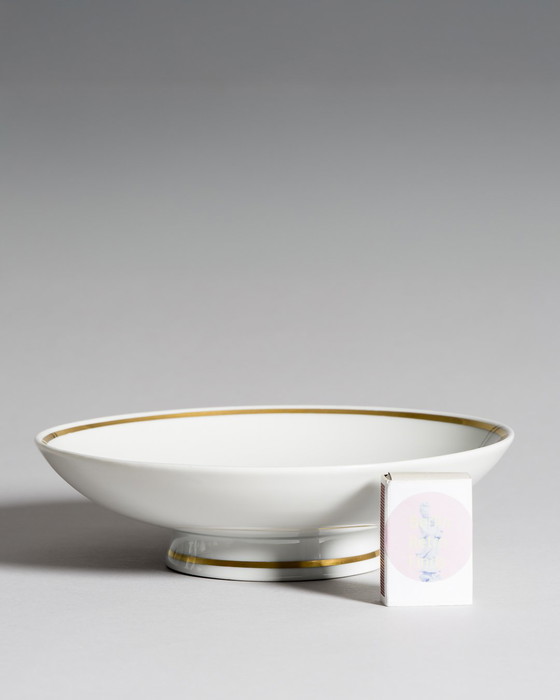 Image 1 of Heinz Schaubach Kunst Vaso di porcellana Ciotola Coperchio-Box Set Dragon Art Déco Jugendstil