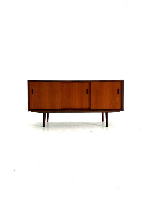 Buffet bas danois vintage en teck, années 60