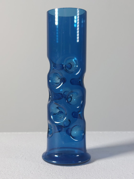 Image 1 of Trio vintage glazen vazen ​​uit het midden van de 20e eeuw, Lauscha Thüringen