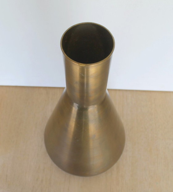 Image 1 of Dutchbone iconic Hari Slim vase, vintage patina