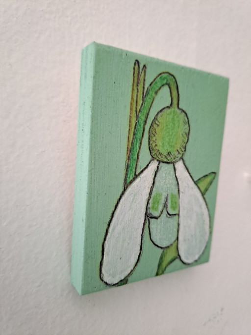 Envelope Art "Snowdrop"