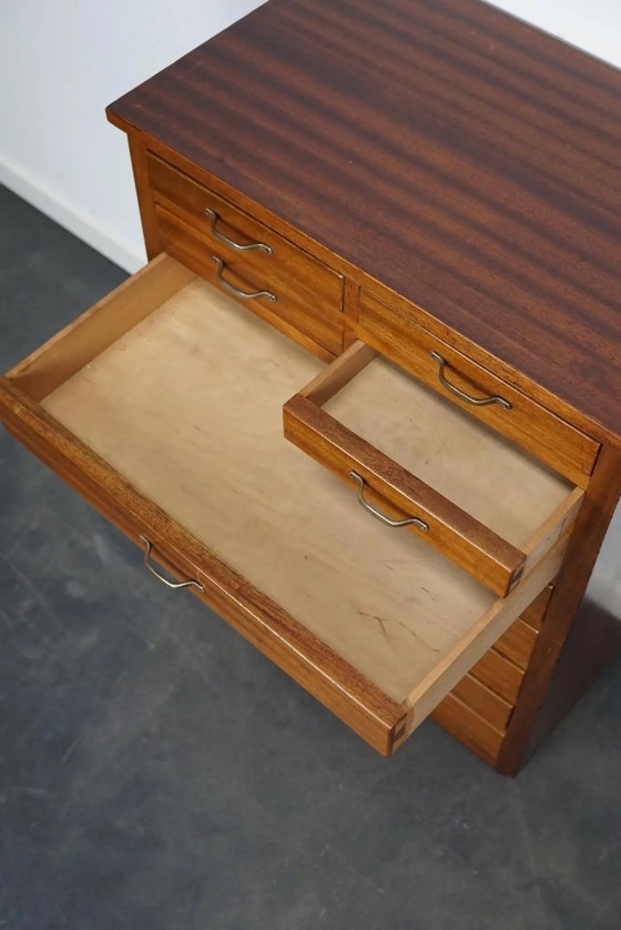 Image 1 of Cabinet de dentiste ancien en acajou, Amsterdam vers 1930