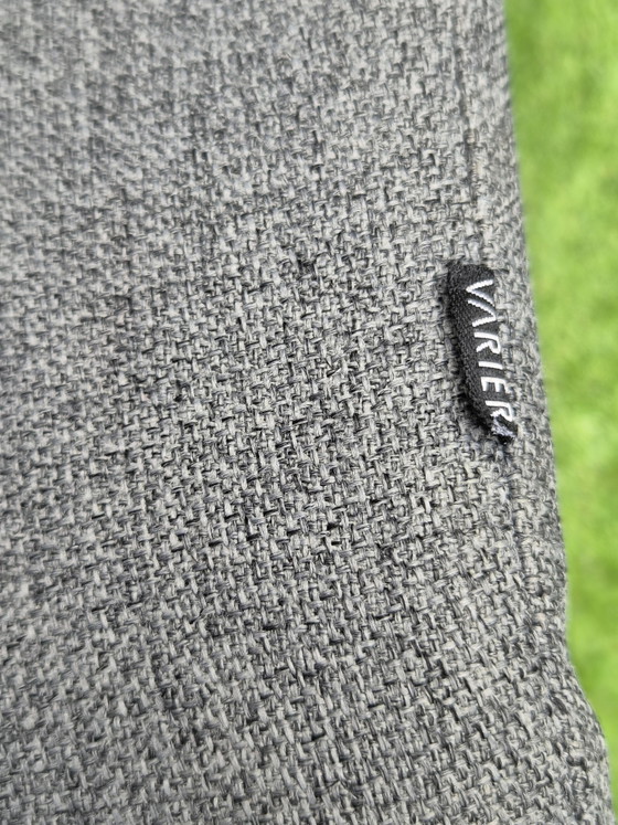 Image 1 of Chaise à genoux Varier, chaise ergonomique grise et noire