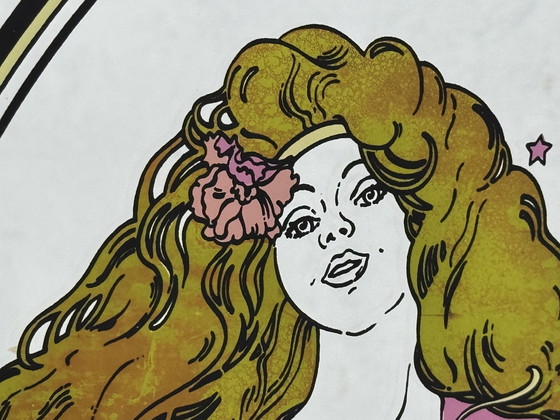 Image 1 of ☕✨ Specchio vintage Nescafé – Stile Art Nouveau ✨☕