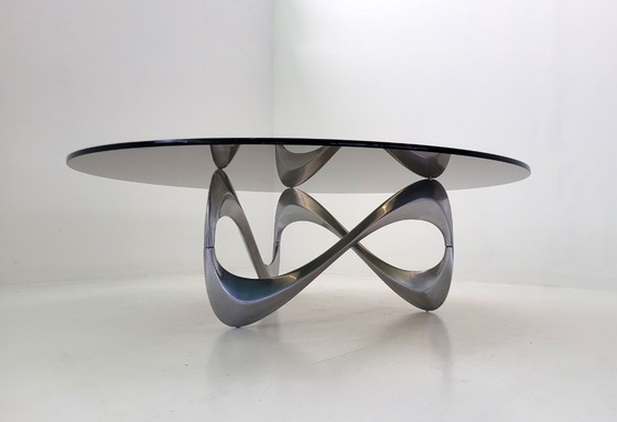 Image 1 of salontafel "Snake" by Knut Hesterberg for Ronald Schmitt, 1960s