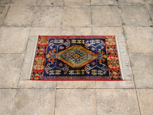 Oriental rug Izmir 120x60 cm with vintage handmade Anatolian motifs