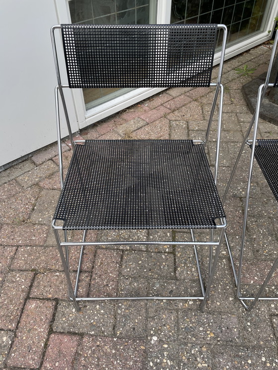 Image 1 of 2x X-line draadstoel, Nils Jorgen Haugesen