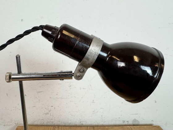 Image 1 of Lampe de table vintage en bakélite noire, années 1970