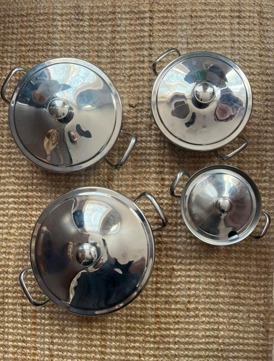 Image 1 of Set Vintage Alfra Alessi Dekschalen - 1960’s