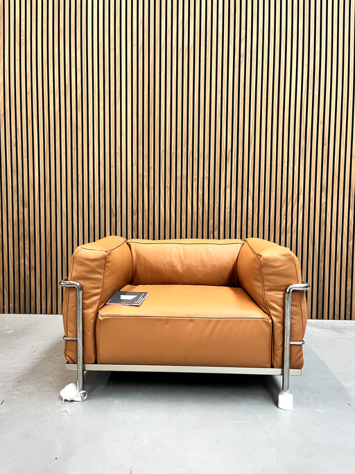 Cassina LC3 - Le Corbusier Cognac leder dons
