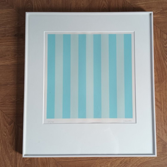 Image 1 of Serigrafía abstracta y geométrica de Fred Furda