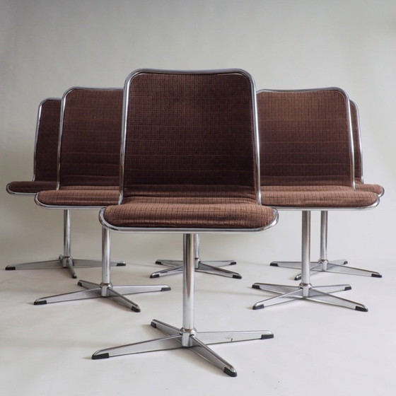 Image 1 of Set di 6 sedie girevoli di Tacke Sitzmöbel