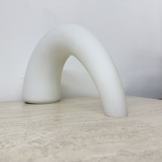 Image 1 of Fontana Arte Thor glass table lamp , 1980s Italy