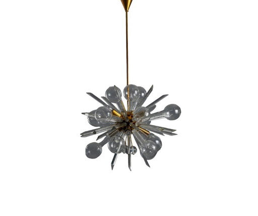 Lampadario EXPLOSE, René Roubíček, anni '60-'70, Cecoslovacchia