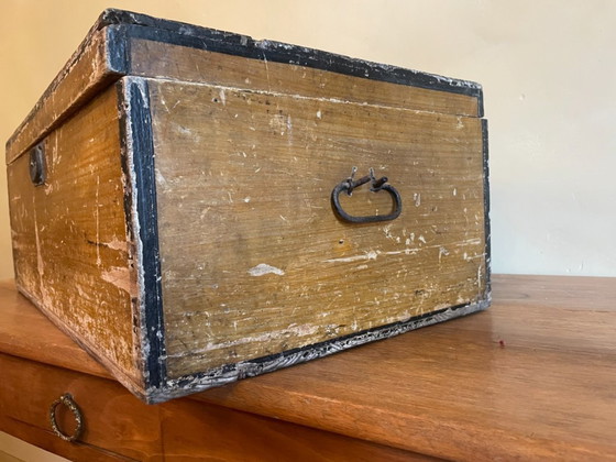 Image 1 of Atmospheric Le Chat Amidon Starch Advertising Box French