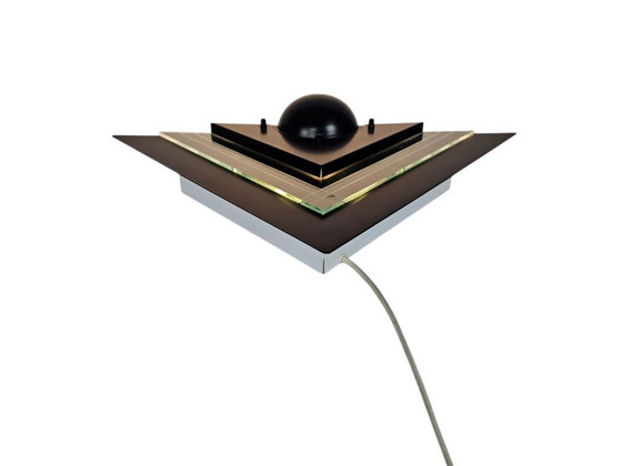 Image 1 of E lite - Memphis stijl - wandlamp - metaal - glas - 80's