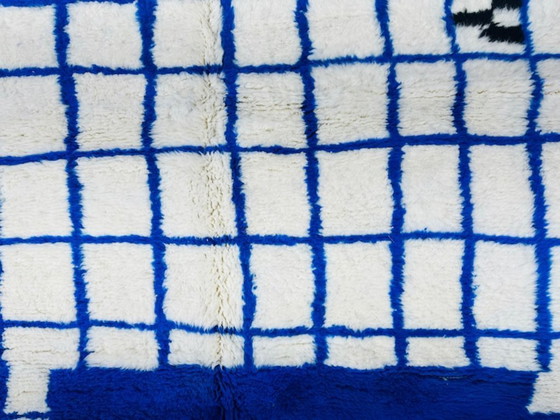 Image 1 of Tapis berbère bleu en authentieke laine 300cmx200cm