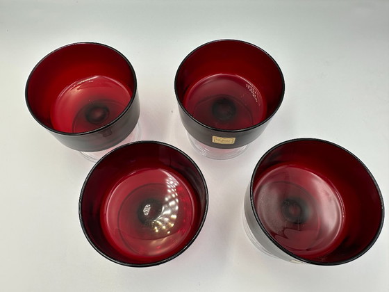 Image 1 of Luminarc 4 x Coupe Glass 1970s