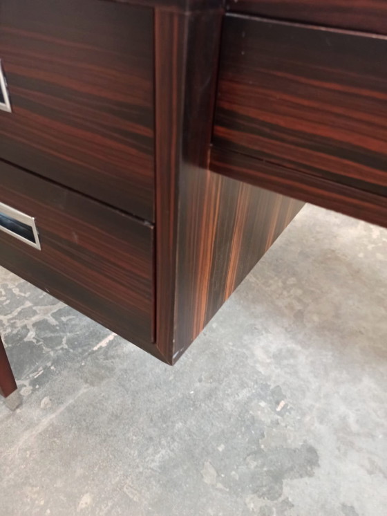 Image 1 of Bureau vintage de style Art déco en ébène de Macassar