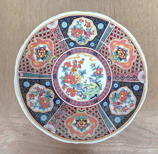 Piatto da Parete Giapponese Imari, Marchio Yamatoku, Periodo Meiji – wanddecoratie, Porcelain (photo 2 of 9)