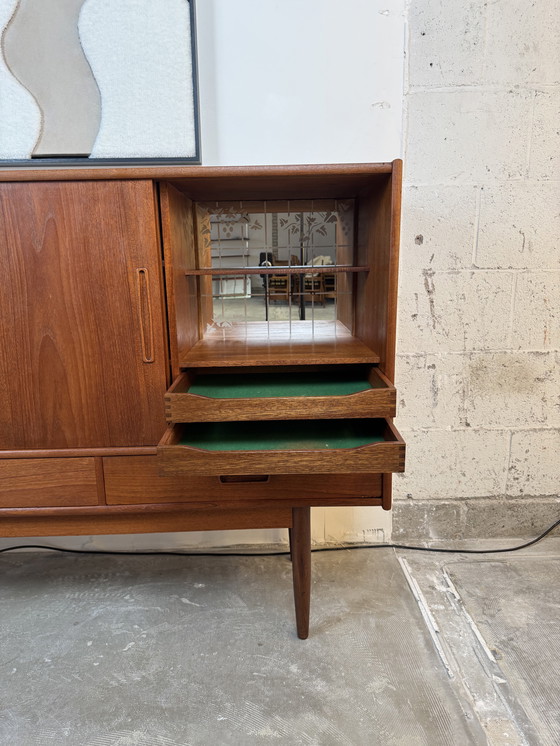 Image 1 of Danish Teak Sideboard With Bar Section and Drawers