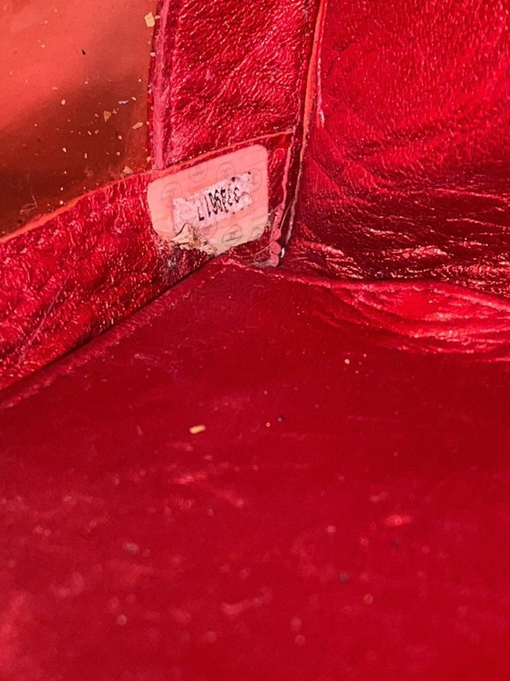 Image 1 of Chanel, Metallic Barbie Plexi Tote mit CC 1995