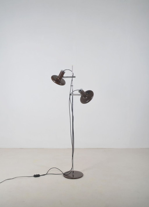 Danish Floor Lamp 'Optima 4' Designed by Hans Due for Fog & Mørup, 1972