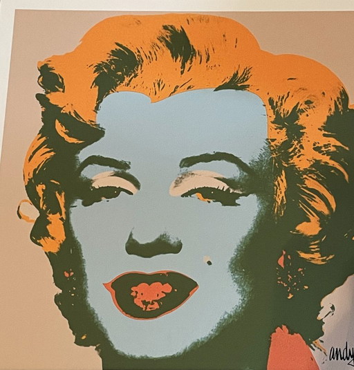 Andy Warhol (1928-1987) - Marilyn Monroe (Vintage) – lithos zeefdrukken, Paper
