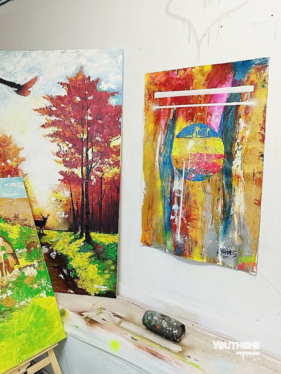 Image 1 of JUVENTUD - Confianza - Lienzo del artista