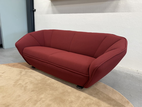 Image 1 of Pode Colla Sofa 2.5 Seater Kvadrat Mosaic fabric Dark Red 203