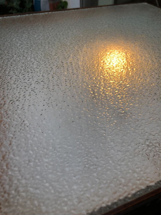 Image 1 of Vintage boekenmolen draaibaar met verlichting - rokers kastje