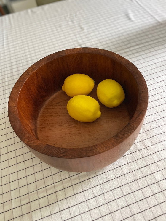 Ciotola XXL in Teak Mid Century Nissen Bowl Anni '60 Vintage Scandi – Ciotole, Wood (photo 7 of 22)