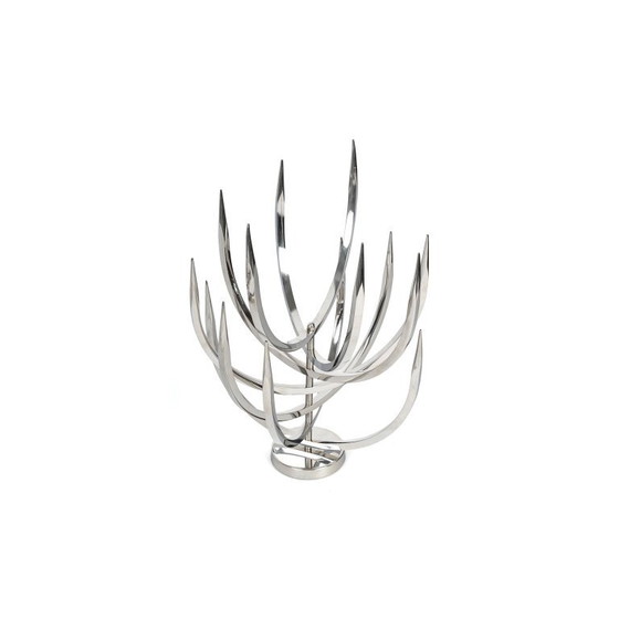 Portacandele di Xavier Féal per Inox Industrie, 1970 – polished steel (photo 3 of 6)