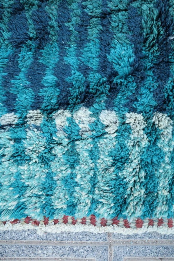 Extra large Moroccan rug 500 × 400 cm, Turquoise, ivory and terracotta, Rugs & carpets, Wool, mint (photo 3 of 10)