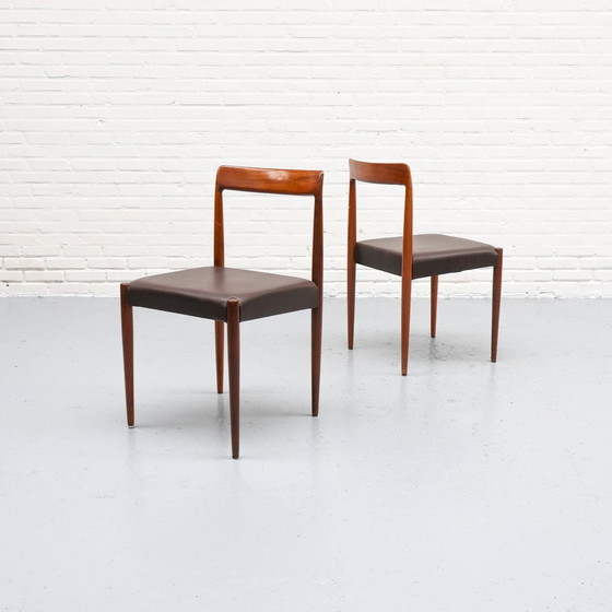 Image 1 of Set di 6 sedie da pranzo Lübke