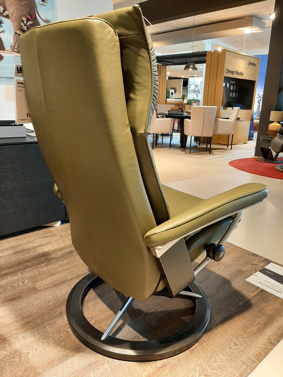 Image 1 of Stressless Aura Signature Relaxsessel mit Fußhocker