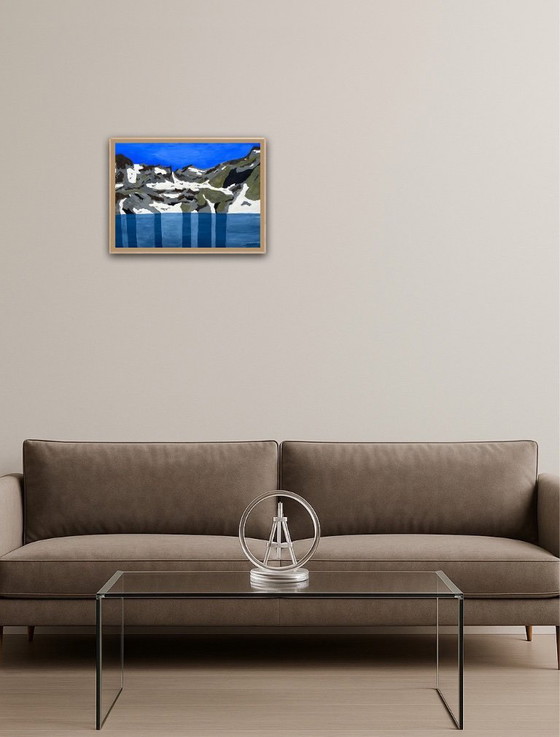 Image 1 of Gouache op 250g natuurpapier. Formaat 40x30cm.