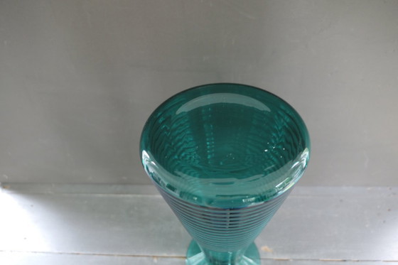 Grand Vase Vintage en Verre Vetreria Etrusca Made In Italy – Glass (photo 5 of 9)