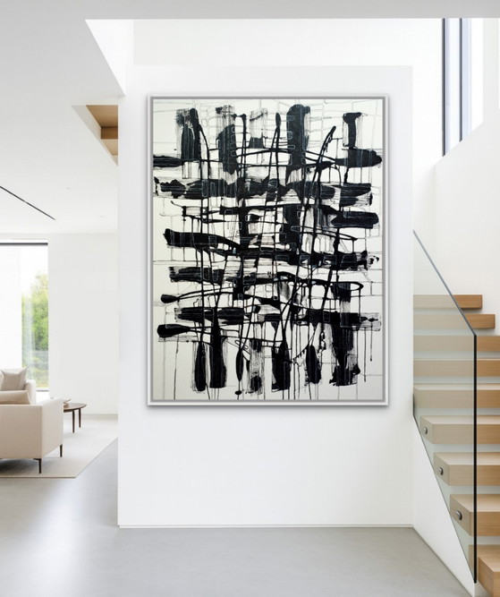 Natia Antadze Abstracte Compositie XXL – Schilderijen & Tekeningen, Canvas (photo 2 of 15)
