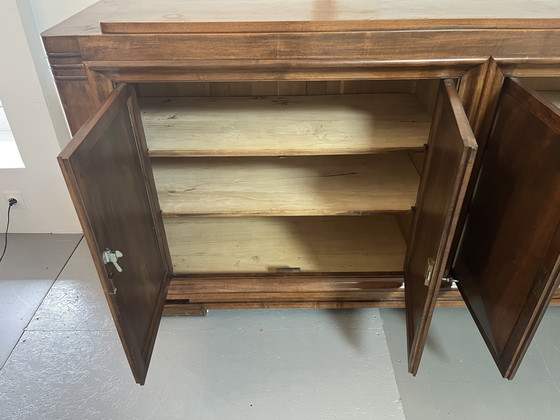 Image 1 of Walnut 4-door sideboard