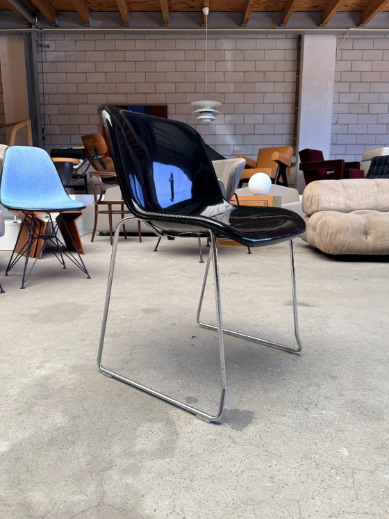 Houtoku / Artifort Spirit Chair von Hajime Oonishi (Lagerbestand: 20) – Esszimmerstühle, Metal, Plastic (photo 4 of 15)