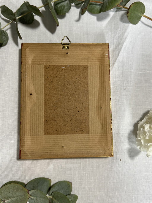 Gouden klaprooslijst